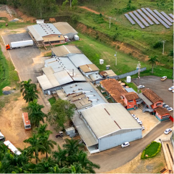 Vista aérea da unidade de São Roque de Minas (MG)